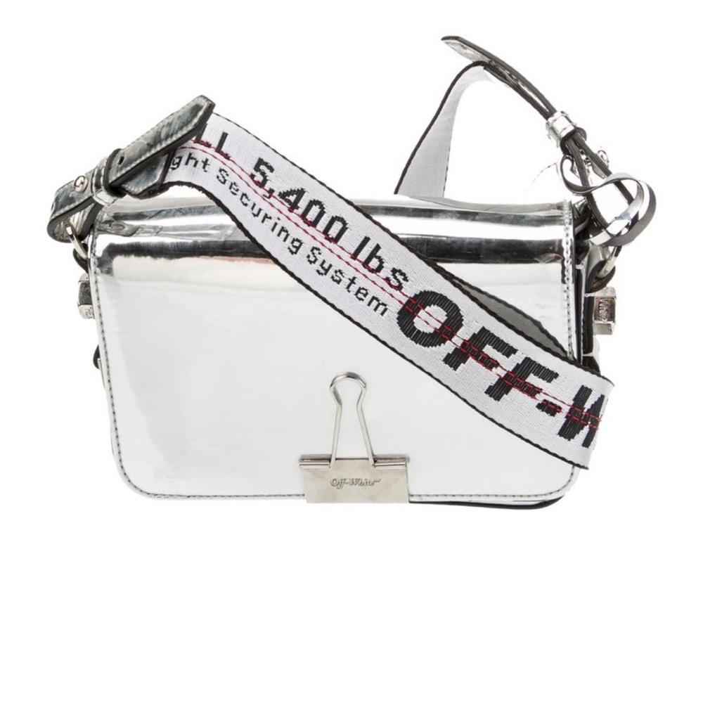Off-White Mirror Mini Flag Industrial Shoulder Bag